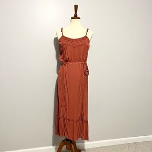 Knox Rose Sleeveless Orange Dress